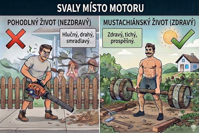 Svaly místo motoru